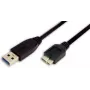Logilink - USB kábel - 9-pinový USB Type A (M) - 10-pinový Micro-USB Type B (M) - 1 m (USB 3.0) (CU0026)