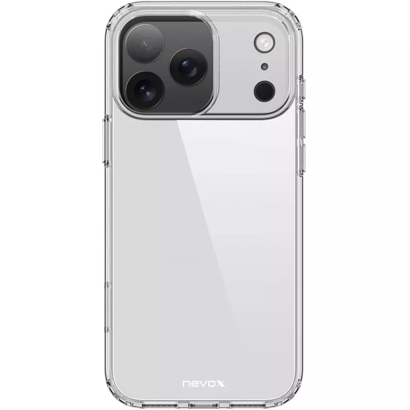 Nevox StyleShell Flex puzdro pre iPhone 17 Pro, priehľadné