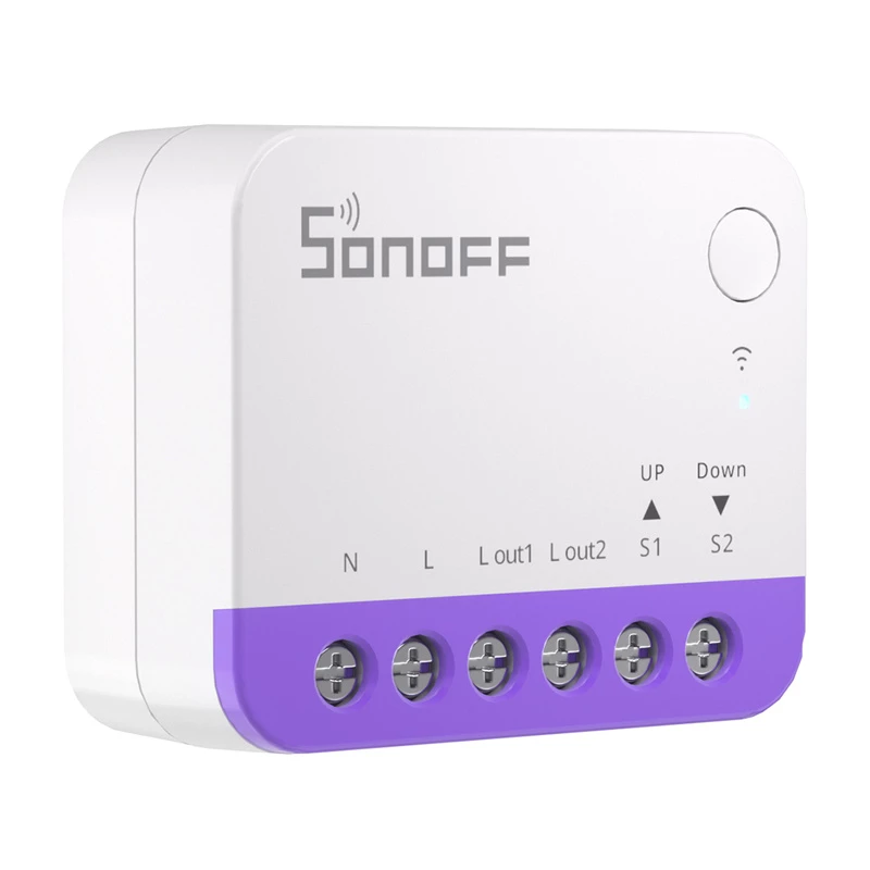 Mini WiFi Smart Switch Sonoff MINI-RBS — kompaktný dizajn, diaľkové ovládanie cez WLAN