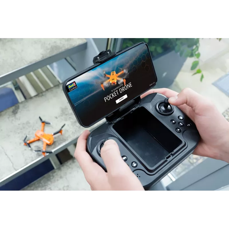 RC kvadrokoptéra REVELL Pocket Drone 23810 — 2,4 GHz, 4-kanálové diaľkové ovládanie