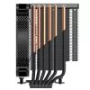 Jonsbo HX6250 chladič procesora/radiátor 14 cm čierny 1 ks