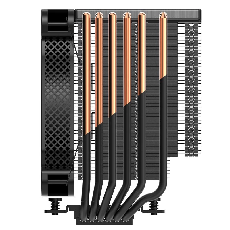 Jonsbo HX6250 chladič procesora/radiátor 14 cm čierny 1 ks