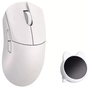 WLMOUSE HUAN herná myš, Omron Optical Switches - biela (HUAN-WHITE-O)