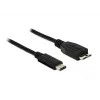 USB kábel DeLOCK 1 m USB 3.1 USB 3.2 Gen 2 USB C Micro-USB B čierny