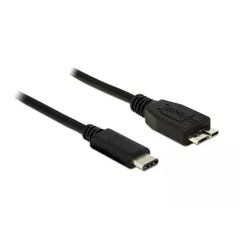 USB kábel DeLOCK 1 m USB 3.1 USB 3.2 Gen 2 USB C Micro-USB B čierny