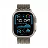 Watch Ultra 2 GPS + Cellular 49 mm Natural Titanium puzdro s Natural Titanium Milanese Loop - M