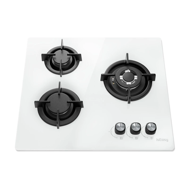 ISEASY MGBG-603 plynová varná doska, 3 horáky (biela)