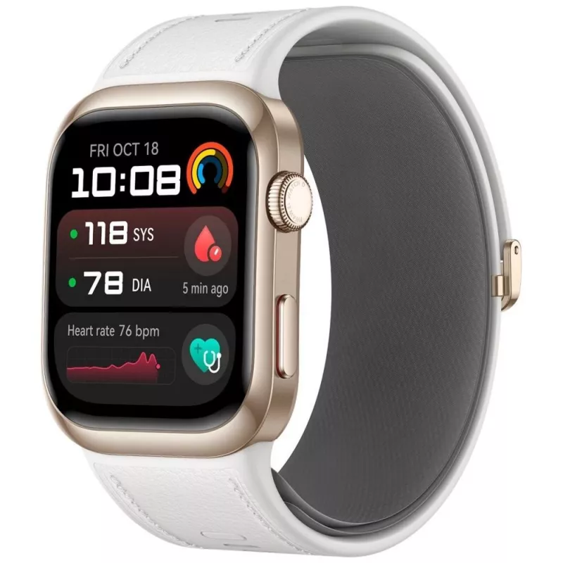 Smartwatch Huawei Watch D2 4.62 cm AMOLED 480 x 408 dotyková obrazovka zlatý