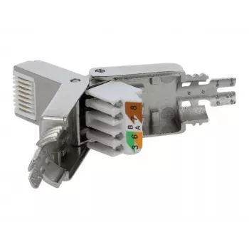 Konektor drôtu DeLOCK 86476 RJ-45 sivý