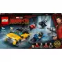LEGO sada Marvel Escape from the Ten Rings 76176 s minifigúrkami a vozidlami