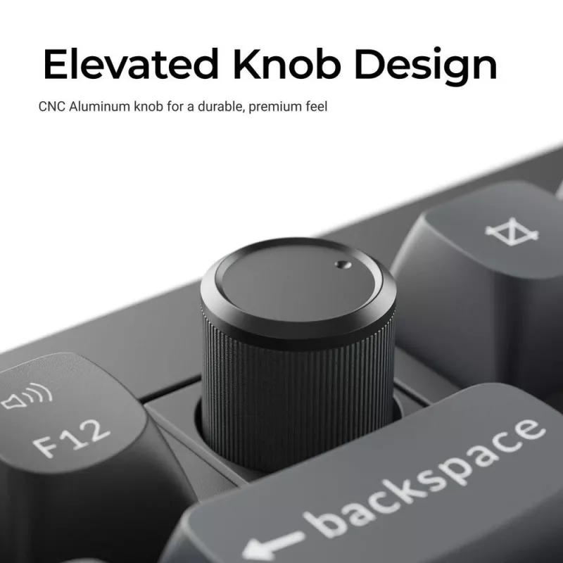Mechanická Full-Size klávesnica Keychron V6 Ultra 8K — QWERTY, Bluetooth, RGB, čierna