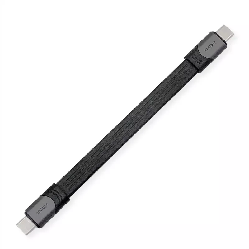 USB kábel ROLINE 11029078 USB4 Gen 3x2 0,15 m USB C čierny