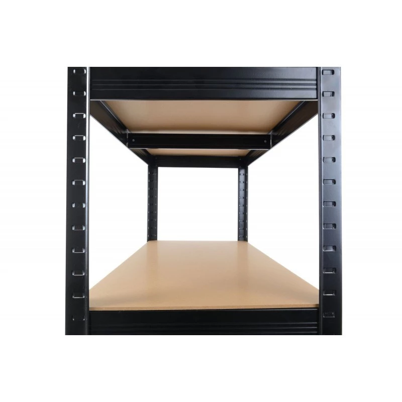 Topeshop skladový regál P9040 regál na záhradné náradie voľne stojaci pozinkovaná oceľ, MDF