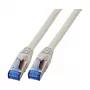 EFB-Elektronik RJ45 patch kábel Cat.6A S/FTP TPECat.7 plný kábel superflexibilný sivý 0,15m výrobca: EFB Elektronik (K5525FGR.0,15)
