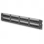 DIGITUS - patch panel - RJ-45 x 48 - sivý, RAL 7035 - 2U - 48 portov (DN-91648U)