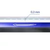 Tvrdený flexibilný ochranný prvok displeja 3MK FlexibleGlass Pro pre Apple iPhone 15 – číry, odolný proti poškriabaniu