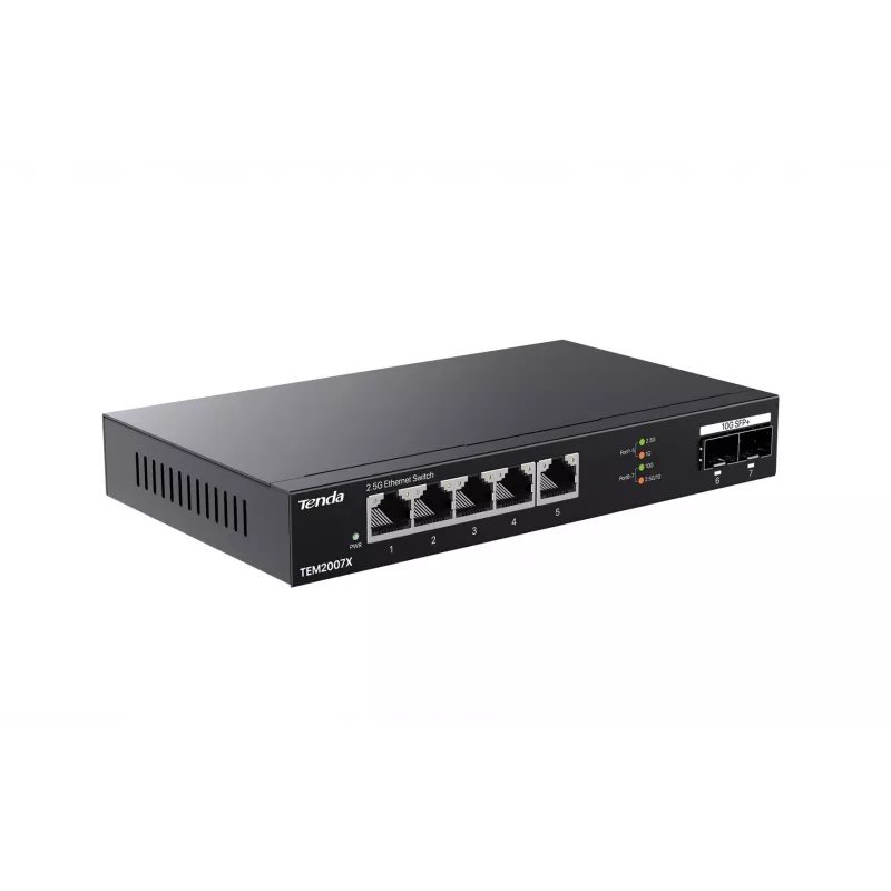 Tenda TEM2007X sieťový switch 2.5G Ethernet 5 portov