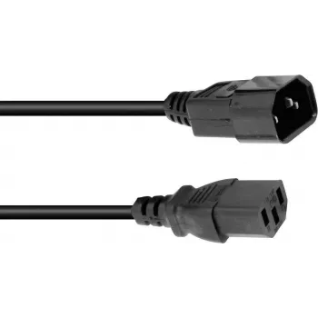 Napájací predlžovací kábel Omnitronic 30235202, 3x1,0 mm² vodič, 5 m, čierny