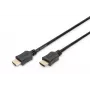 Assmann HDMI High Speed prepojovací kábel, typ A konektor samec/samec, 10,0 m, s Ethernet, predtým HDMI 1.4, UL, čierny, pozlátený (AK-330107-100-S)