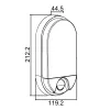 LED lampa MACLEAN MCE340G 15W 1100 lm — LED vonkajšie osvetlenie