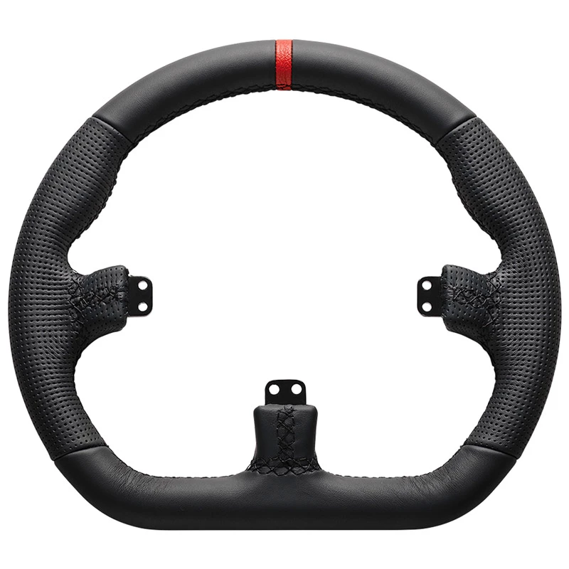 Asetek SimSports GT Rim - Closed D, koža - čierna