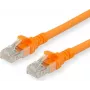 ROLINE - patch kábel - RJ-45 (M) na RJ-45 (M) - 3 m - UTP - CAT 6 - bez halogénov, zaliate, flexibilné - oranžový (21.15.2573)