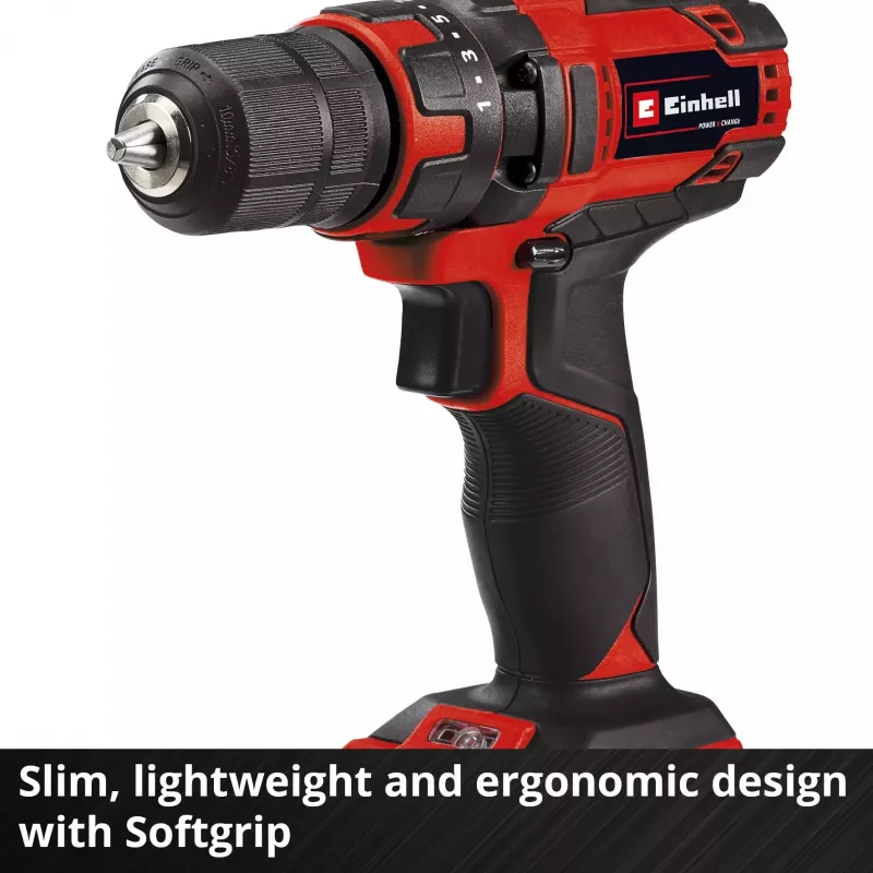 Vŕtačka s pištoľovou rukoväťou Einhell TC-CD 18/35 Li - Solo, 550 RPM, 1 cm skľučovadlo
