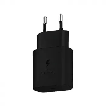 Nabíjačka Samsung EP-TA800N do interiéru, AC, USB-C 25 W, univerzálna, 100–240 V, čierna