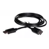 DisplayPort kábel SAVIO CL-136, DisplayPort samec–samec, 2 m, DP 1.2, pozlátené kontakty, čierny