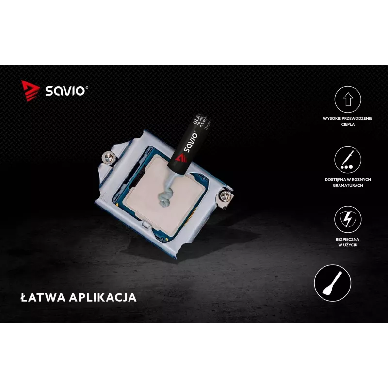 Teplovodivá pasta SAVIO TG-02 8,5 W/mK 2 g