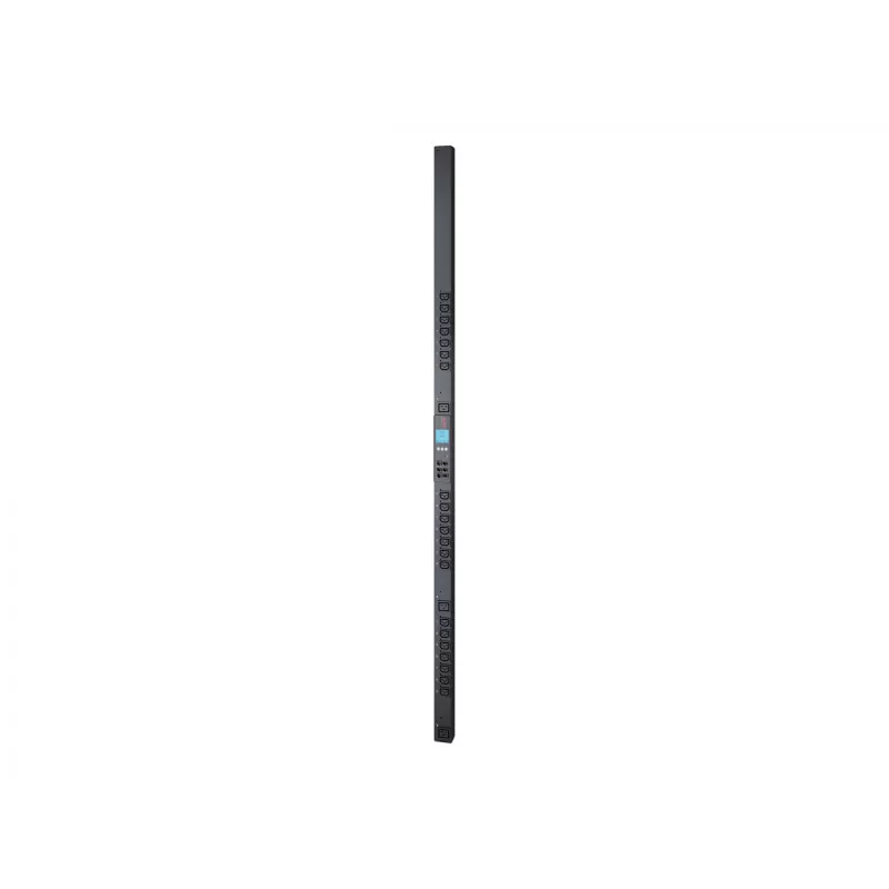 APC Rack PDU 2G, Metered by Outlet with Switching, ZeroU, 20A/208V, 16A/230V, (21) C13 a (3) C19