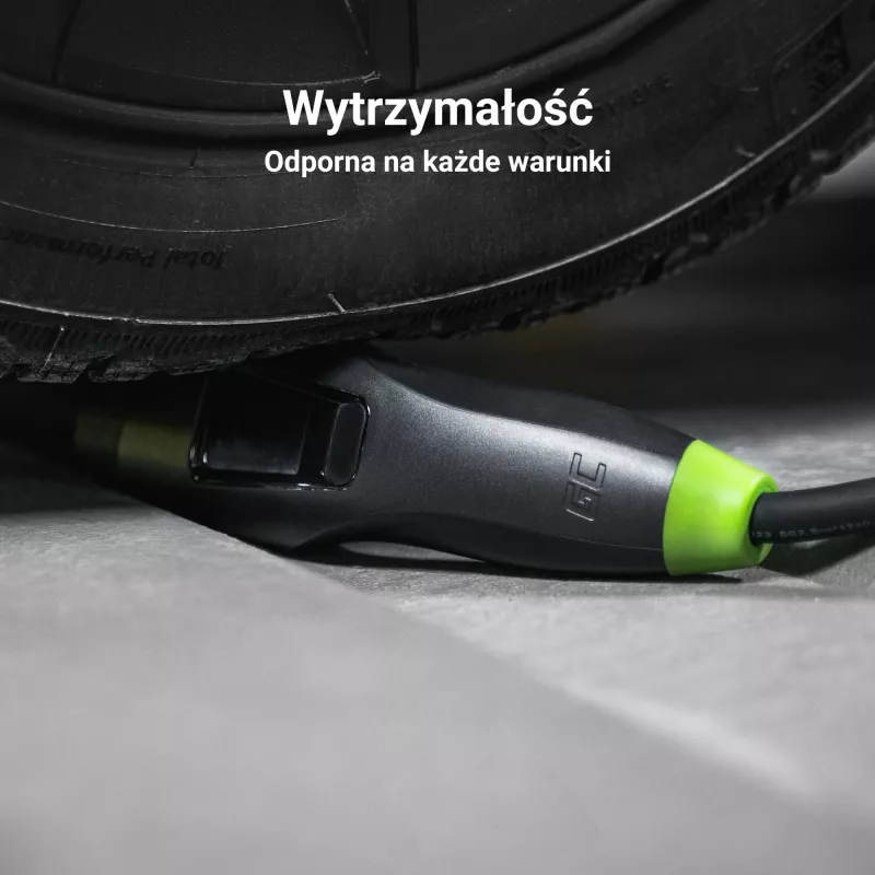 Green Cell Habu EVGC01 mobilná nabíjačka EV pre elektromobily 11 kW 7 m Type 2 CEE wallbox čierna