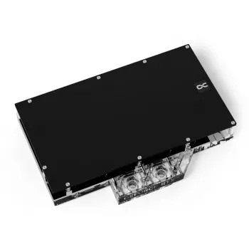 Backplate Alphacool 13463 akryl hliník čierna 145,2 mm