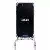 Náhrdelník Lookabe Snake Edition pre iPhone X/Xs — strieborný prívesok