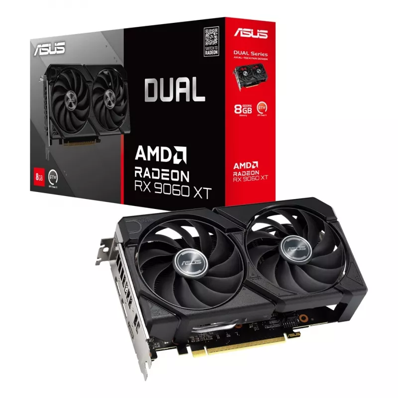 ASUS DUAL-RX9060XT-8G AMD Radeon RX 9060 XT 8 GB GDDR6