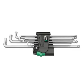 Wera 950/9 Hex-Plus 4 sada imbusových kľúčov, metrická, pochrómovaná