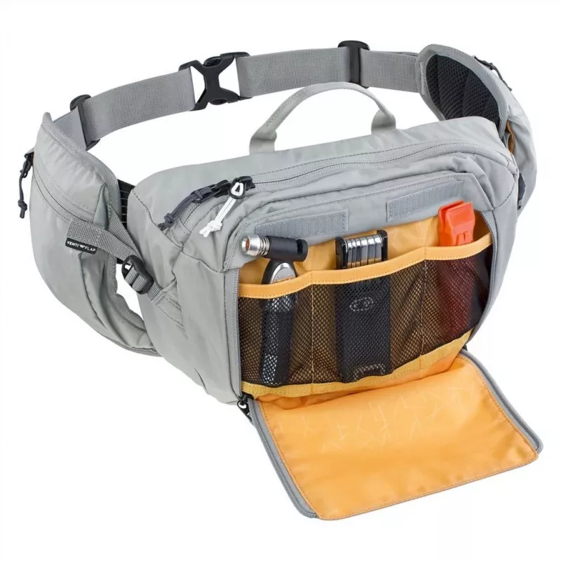 EVOC Hip Pack bedrová taška sieťovina nylon ripstop sivá 3L unisex