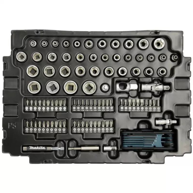 Makita E-08713 mechanická sada náradia 120-dielna
