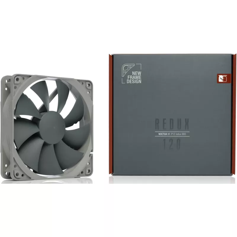 Noctua NF-P12 redux-900 ventilátor do skrinky, 120 mm, sivý