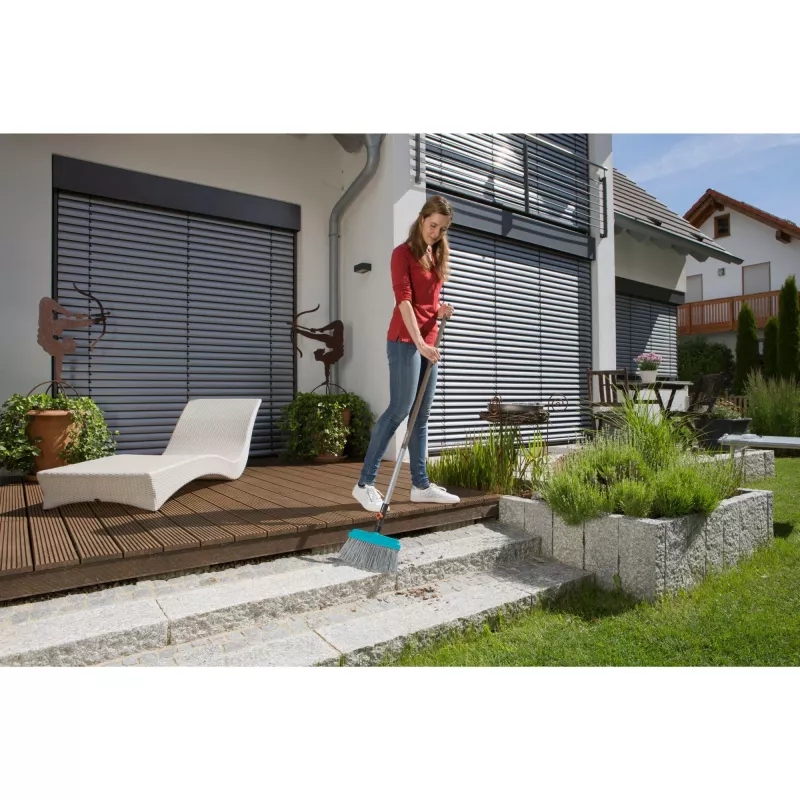 Gardena 03609-20 - vonkajšie - modrá - sivá - tvrdé štetiny - plast - 320 mm