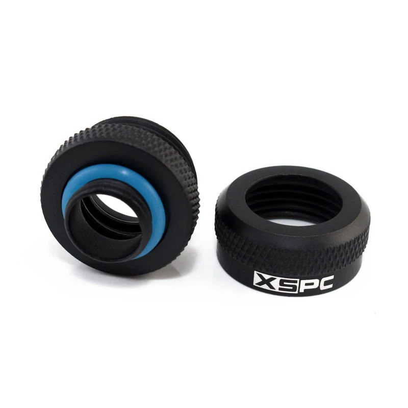 XSPC konektor G1/4 na 14 mm Hardtube, čierny matný - 8 kusov