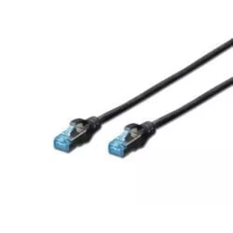 Sieťový kábel Digitus CAT 5e SF/UTP RJ-45 RJ-45 0,5 m čierny