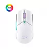 HyperX Pulsefire Haste 2 Core Wls - herná myš (biela/zelená/fialová)