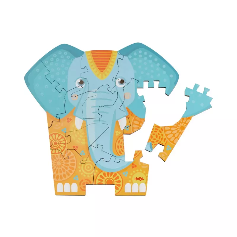 Puzzle 2 v 1 slon