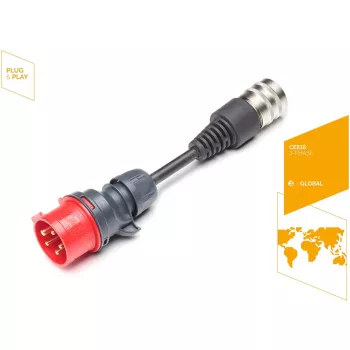 Juice Technology bezpečnostný adaptér JUICE CONNECTOR, CEE16 / 400V, 3-fázový (červený, pre JUICE BOOSTER 2)