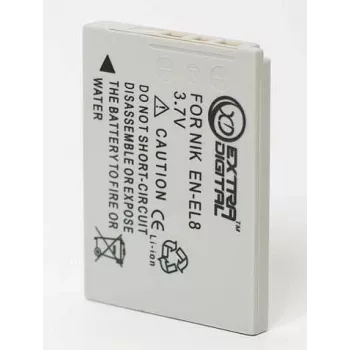 Nabíjateľná batéria do fotoaparátu Extra Digital EN-EL8 3,7V 1050mAh pre Nikon
