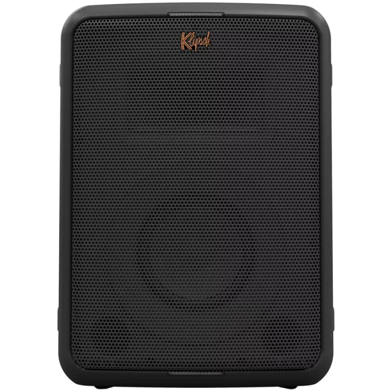 Párty reproduktor KLIPSCH Vegas — káblový & bezdrôtový, basový reproduktor 13,3 cm, 49–20000 Hz, 95 dB, na batérie, čierny