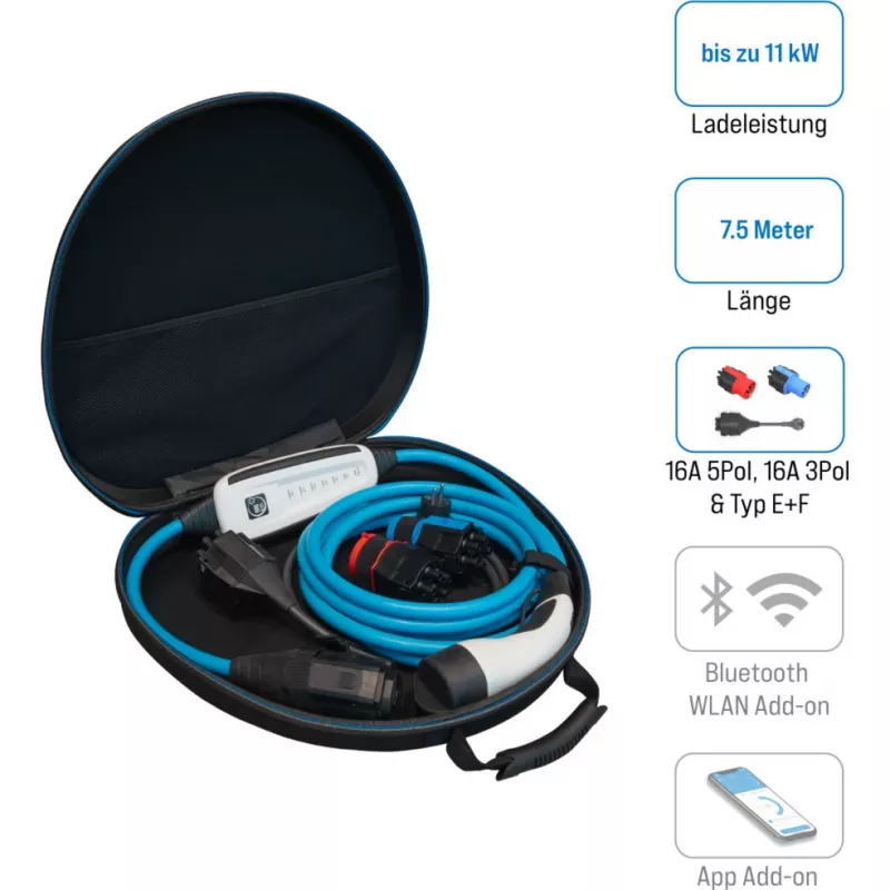 Nabíjací kábel NRGkick 16A light 7.5m Set Optimal (MPN 87701093)