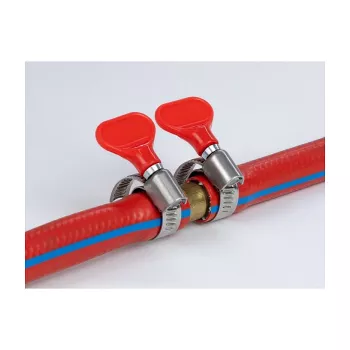 Motýliková svorka DeLOCK 400 SS 40–60 mm 5 ks červená