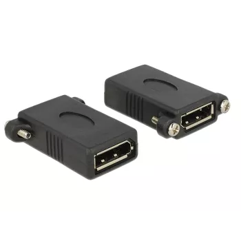 DisplayPort adaptér DeLOCK DisplayPort 1.1 F-F čierny
